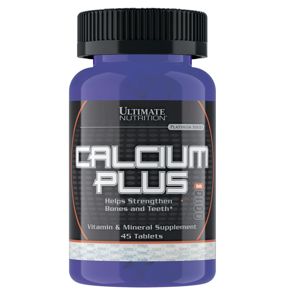Кальций Ultimate Nutrition CALCIUM PLUS 45 таблеток #1