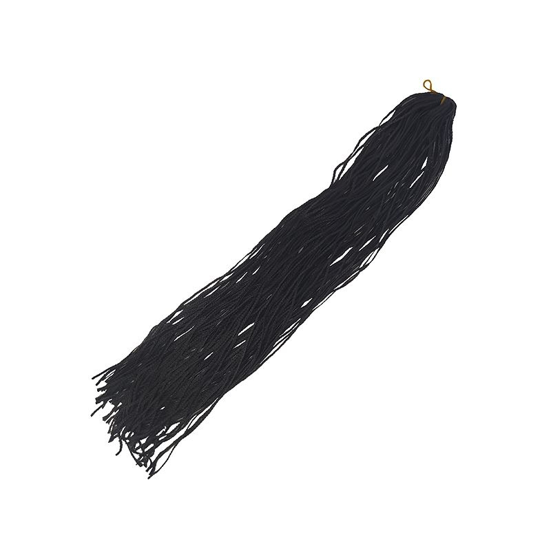 Канекалон Зизи прямые 150 см 100 г, афрокосы цвет черный #1