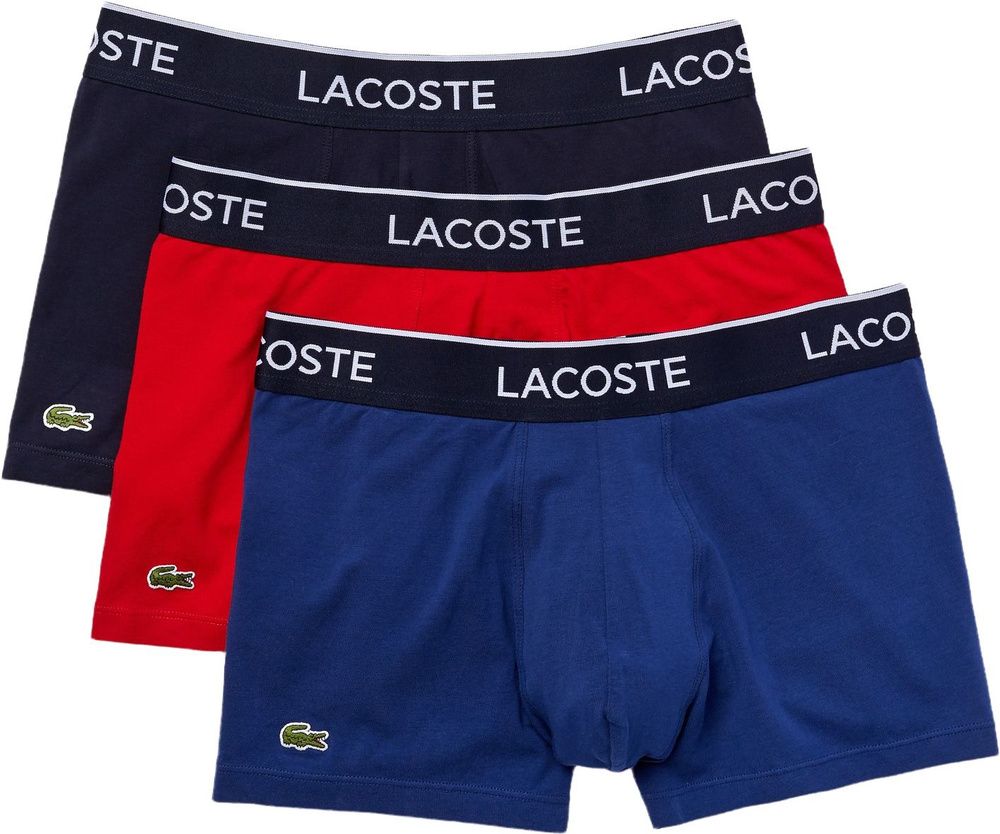 Комплект трусов боксеры Lacoste, 3 шт #1