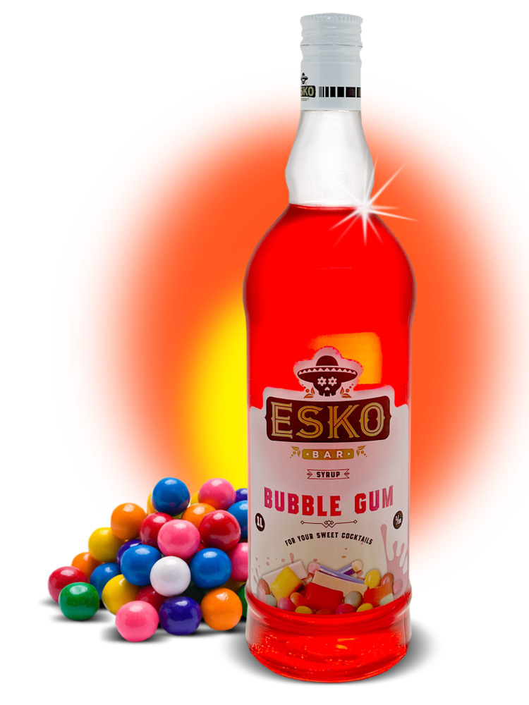 Сироп Esko Bar Bubble Gum (1L) #1