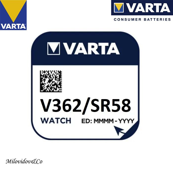 Varta Батарейка LR58 (LR721, LR721, AG11, G11), Оксид-серебряный тип, 1,55 В, 1 шт  #1