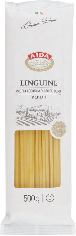 Макароны AIDA Лапша группа А высший сорт, 500 г - 5 шт. #1