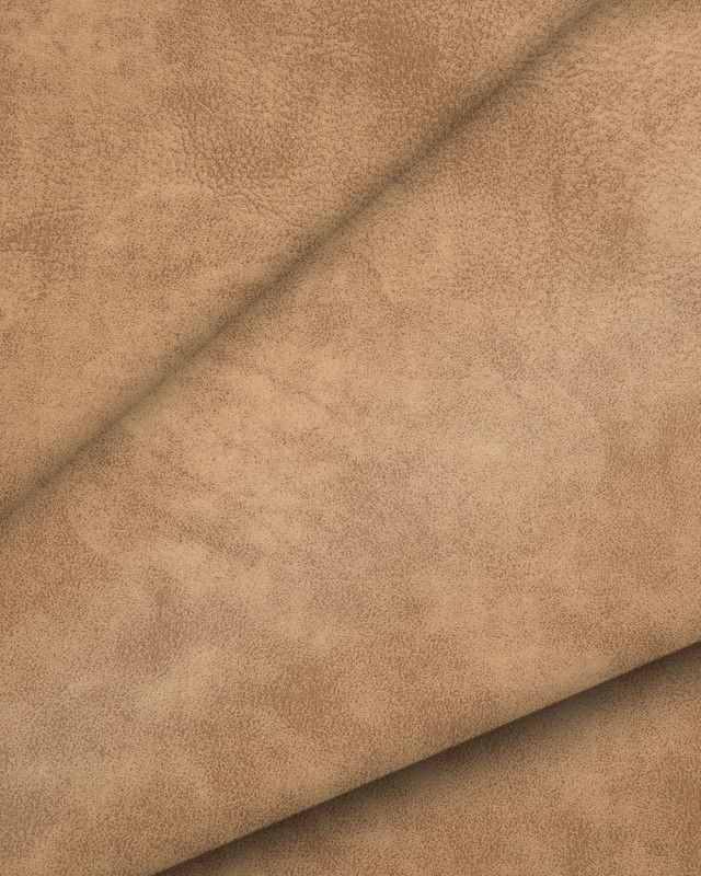 Ткань мебельная Замша, модель Ханна, цвет: Светло-коричневый с желтоватым оттенком, отрез - 4 м (Ткань #1