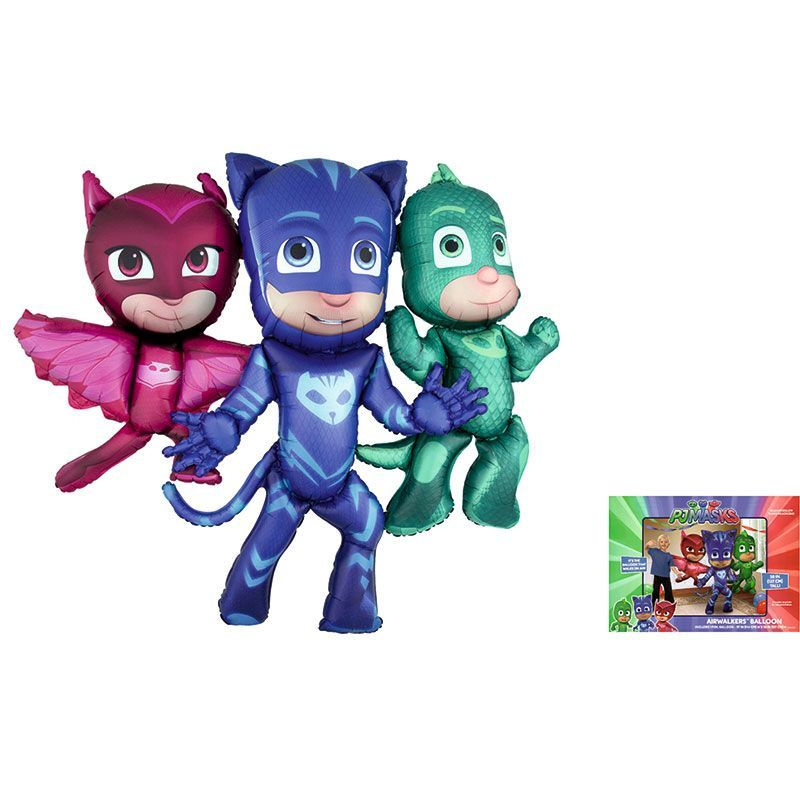 Шар Ходячая фигура Герои в масках в упаковке / PJ Masks 1,44 м /1 шт  #1