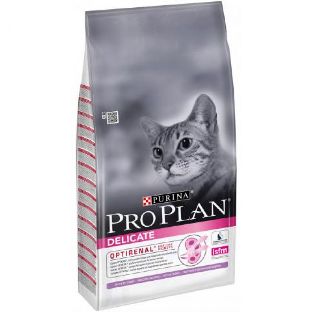 ProPlan Delicate Корм для кошек с чувствительным пищеварением с Индейкой, 1.5 кг  #1