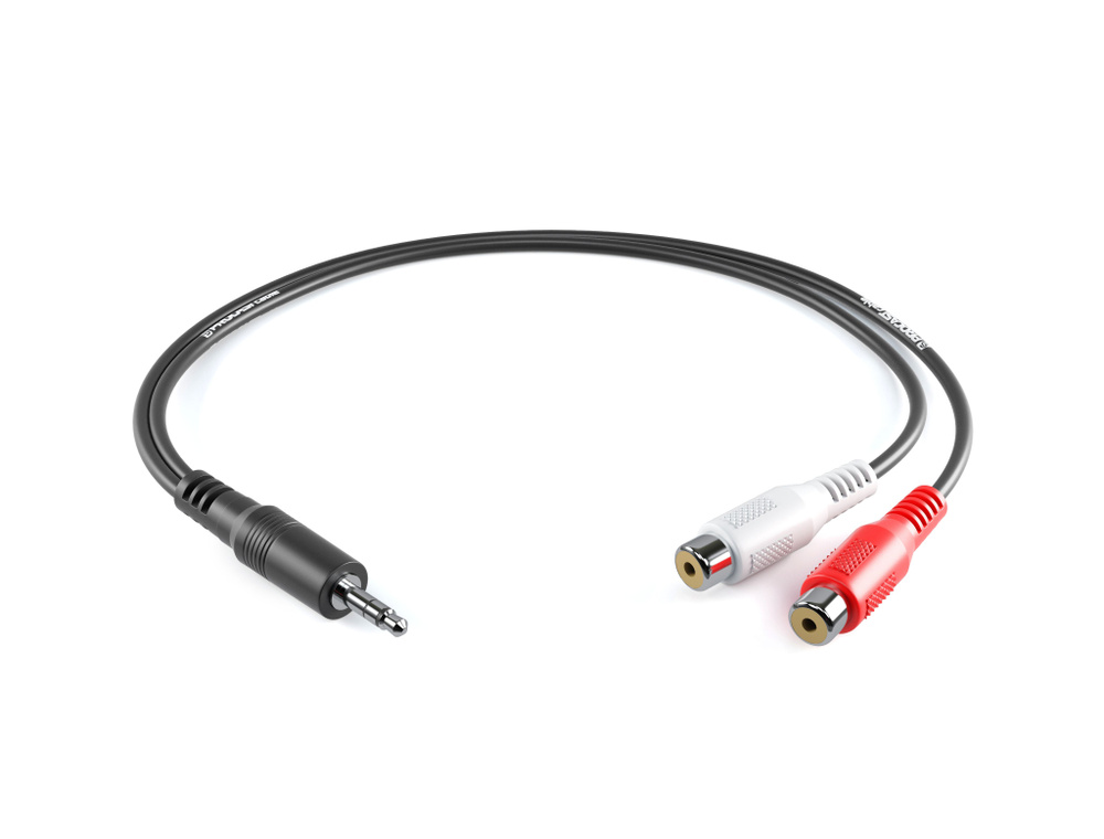 PROCAST cable Аудиокабель 3.5 мм/RCA, 0.15 м, черный #1