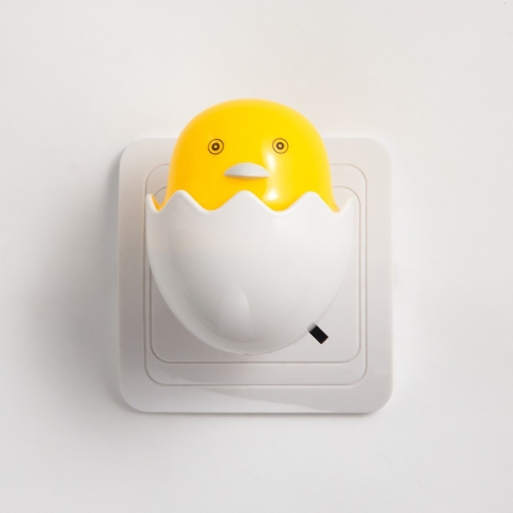 Ночник LED "Цыплёнок в яйце" 6,5х6х6 см RISALUX #1