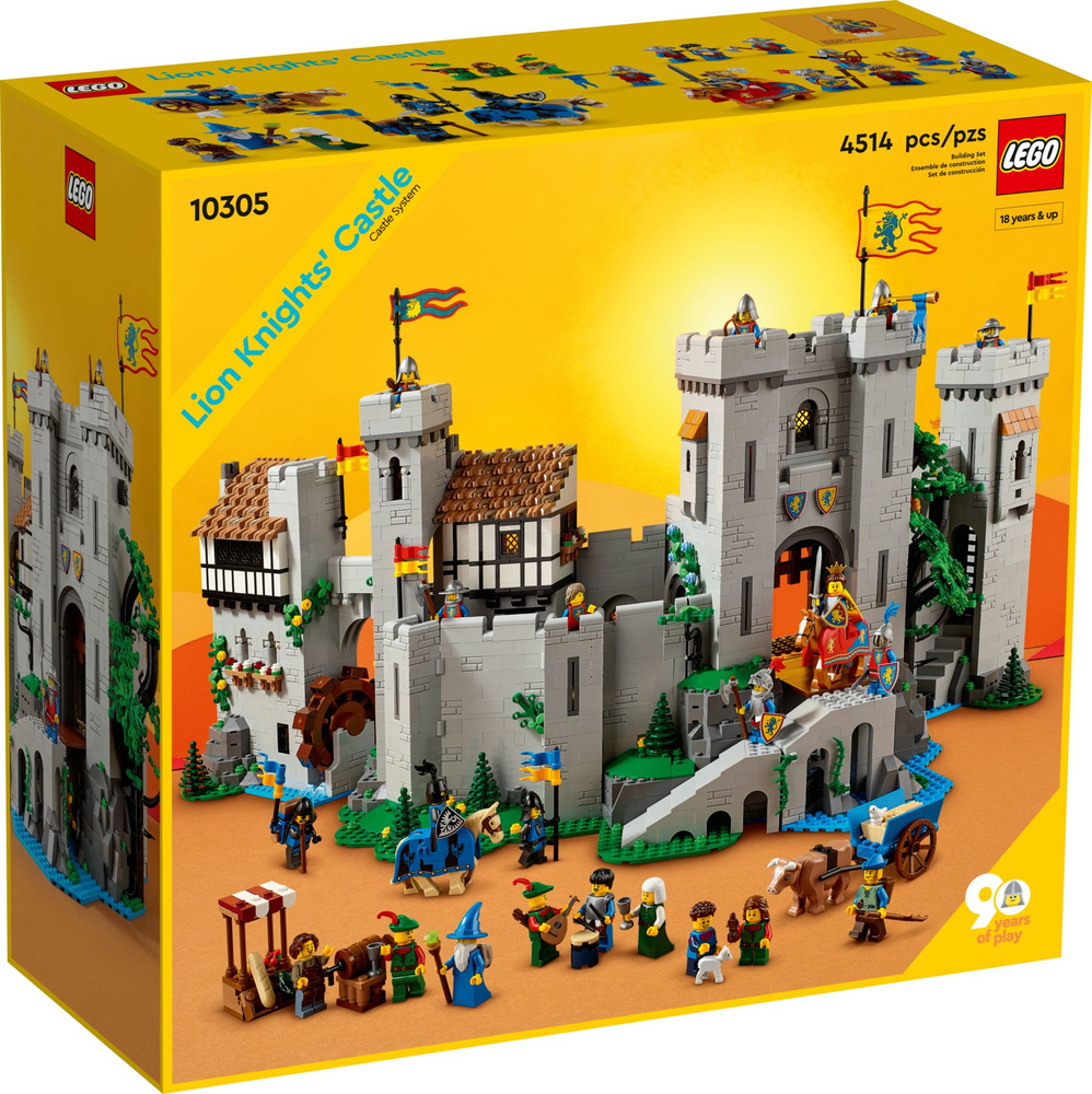 лего Icons серия, LEGO 10305 Lion Knights Castle, lego конструктор для  мальчика, лего для девочек - купить с доставкой по выгодным ценам в  интернет-магазине OZON (654301985)