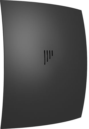 Вентилятор накладной D100 с обратным клапаном цвет черный  #1