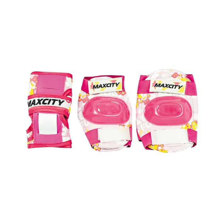 Защита роликовая MaxCity Teddy р. М, pink #1