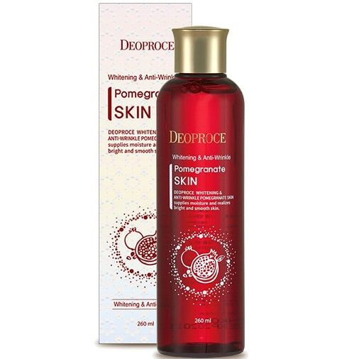 Deoproce Антивозрастной тонер для лица Whitening And Anti-Wrinkle Pomegranate Skin, 260мл  #1