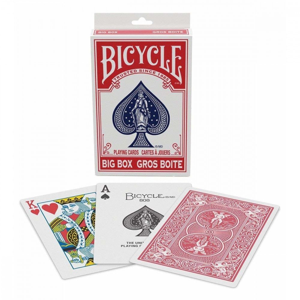 Карты Bicycle Big Box Red #1