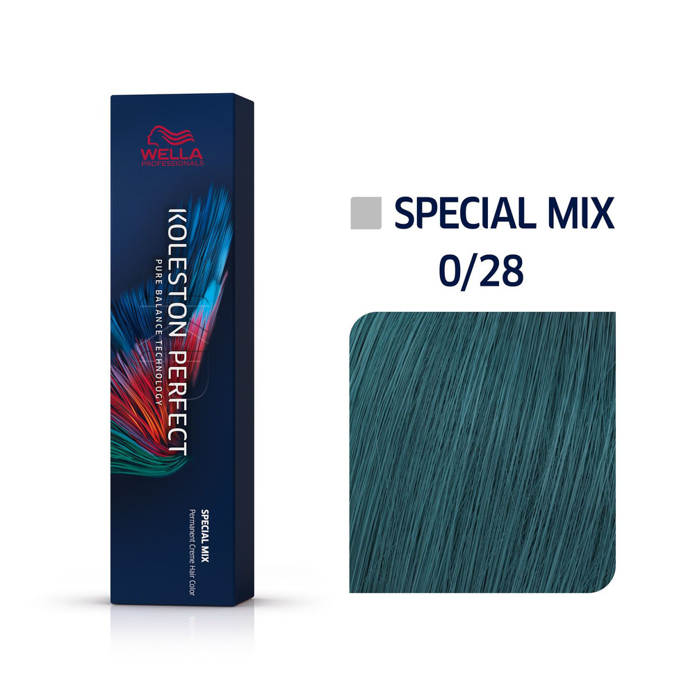 Wella Professionals Koleston Perfect Профессиональная стойкая крем-краска для волос 0/28 Матовый синий, #1
