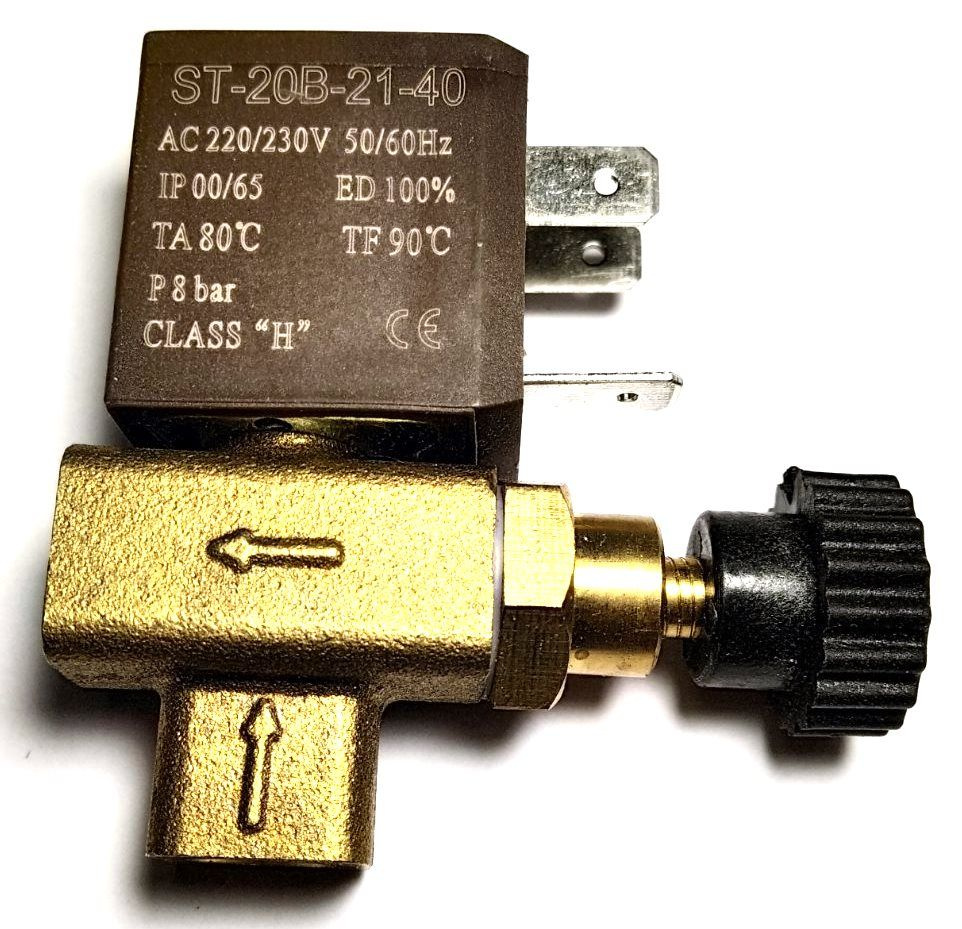 Электромагнитный клапан ST-20B-21-40 для газовой пушки с регулировкой, универсальный  #1