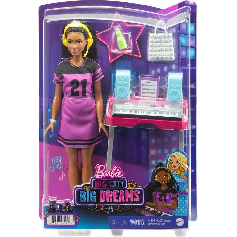 Игровой набор с куклой Музыкальная студия для Barbie из Бруклина  #1
