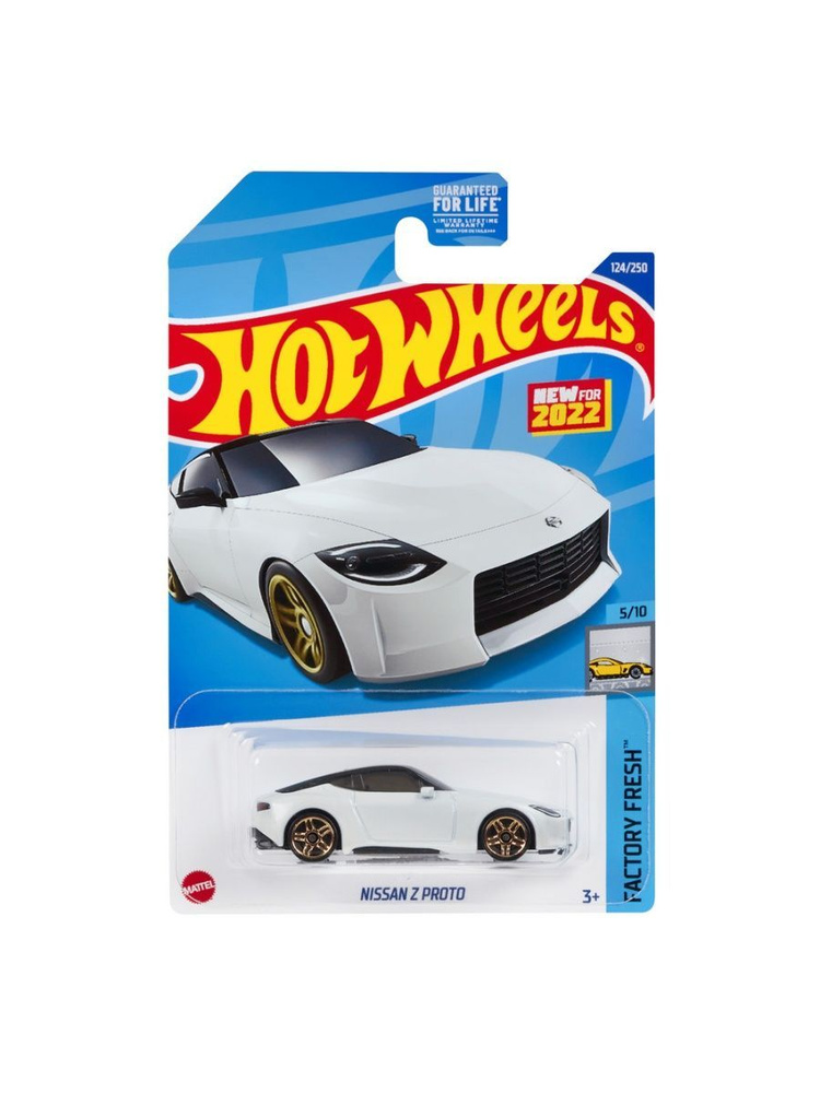 HCX34 Машинка металлическая игрушка Hot Wheels коллекционная модель NISSAN Z PROTO белый  #1