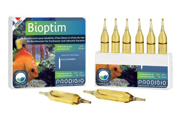 Добавка Prodibio Bioptim Fresh&Salt, стимулирующая рост и развитие бактерий в морском и пресноводном #1
