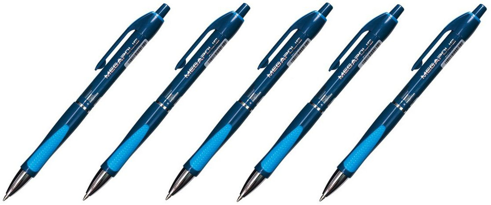 ErichKrause Набор ручек Шариковая, толщина линии: 0.35 мм, цвет: Синий, 5 шт.  #1