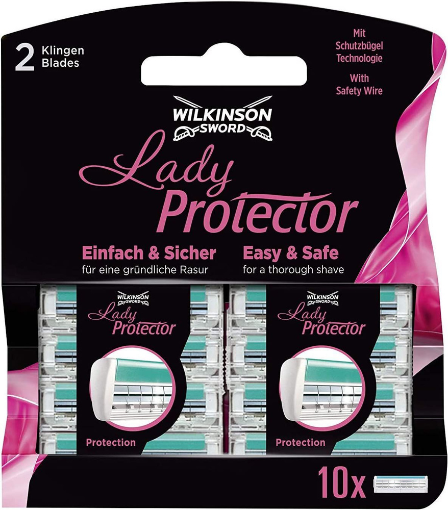Schick Lady Protector / Сменные лезвия для женского станка Lady Protector ( 10 шт.)  #1