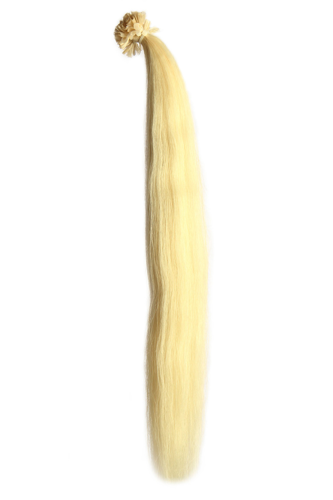 Волосы славянские люкс на кератиновой капсуле 60 см, цвет №000, 20 капсул, 16 г  #1