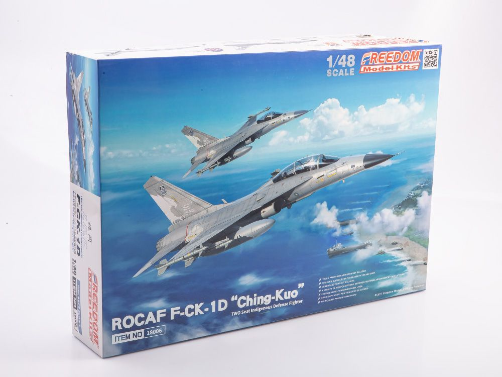 Сборная модель самолета ROCAF F-CK-1D Ching-kuo 18006-1, масштаб 1/48 #1