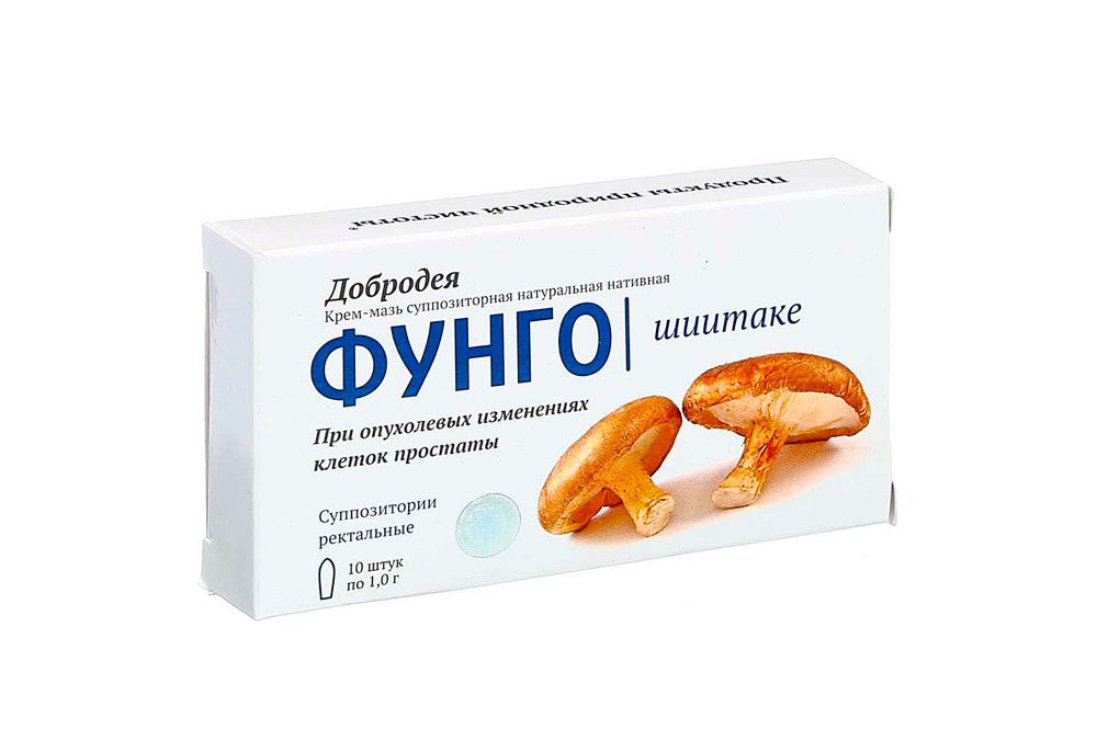 Суппозитории Добродея Фунго Шиитаке, Сашера-мед, 10шт #1