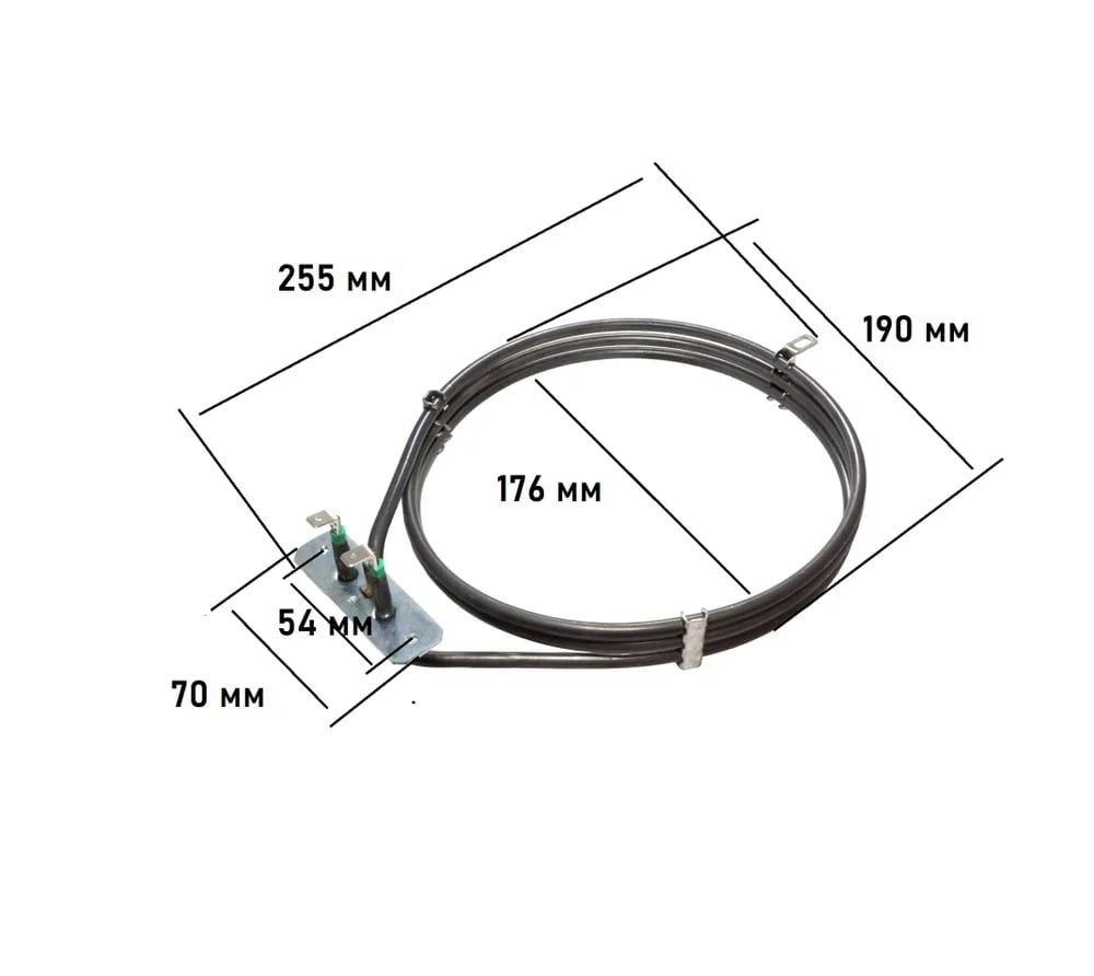 ТЭН конвекции (круглый) 2500W для духовки BOSCH (261517, 480484) #1