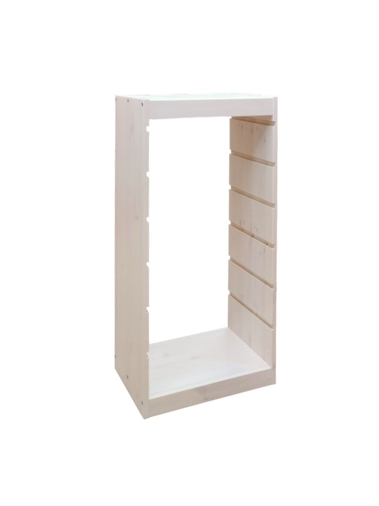 Белый стеллаж для игрушек без полок и контейнеров TROFAST, 44х30х90.6 см  #1