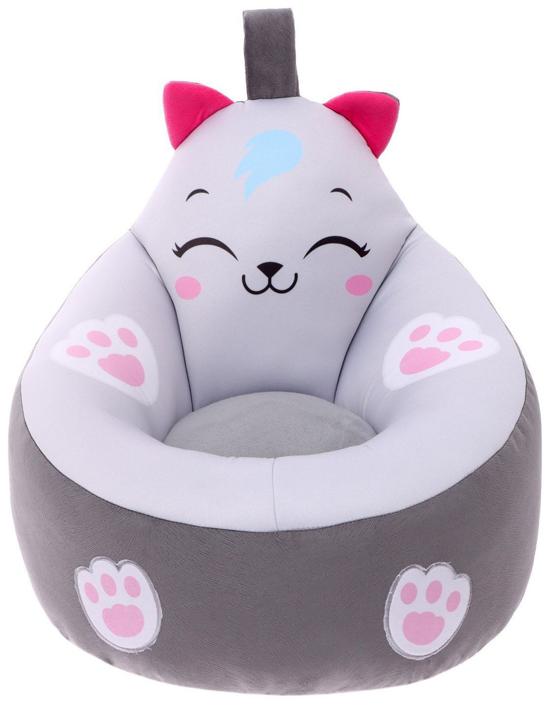 Мягкая игрушка "Кресло: Котёнок", мебель в детскую комнату  #1