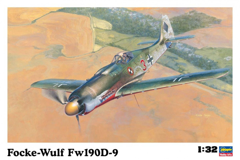 Сборная модель Hasegawa 08069 Самолет Focke-wulf FW190-D9 1/32 #1