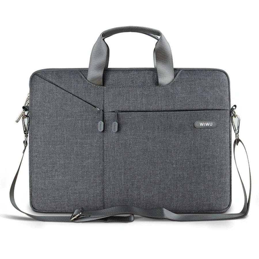 Сумка для ноутбука мужская, женская WiWU City Commuter Bag для MacBook / UltraBook 15.6 дюймов - Темно-серый #1