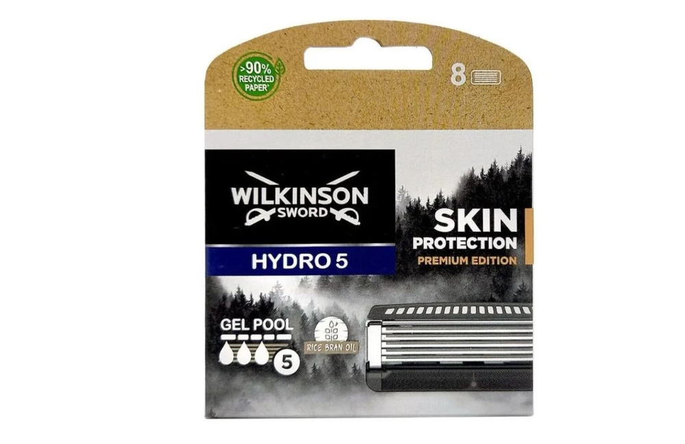 Wilkinson Sword Hydro 5 Skin Protection Premium Edition / Schick / Сменные кассеты для бритв Hydro Sense, #1