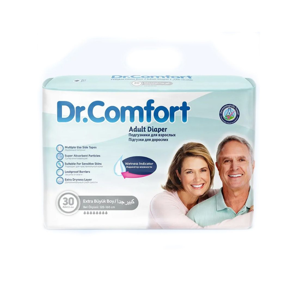 Dr. Comfort подгузники для взрослых, Adult Diaper Jumbo pack XLarge-30, 30 шт.  #1