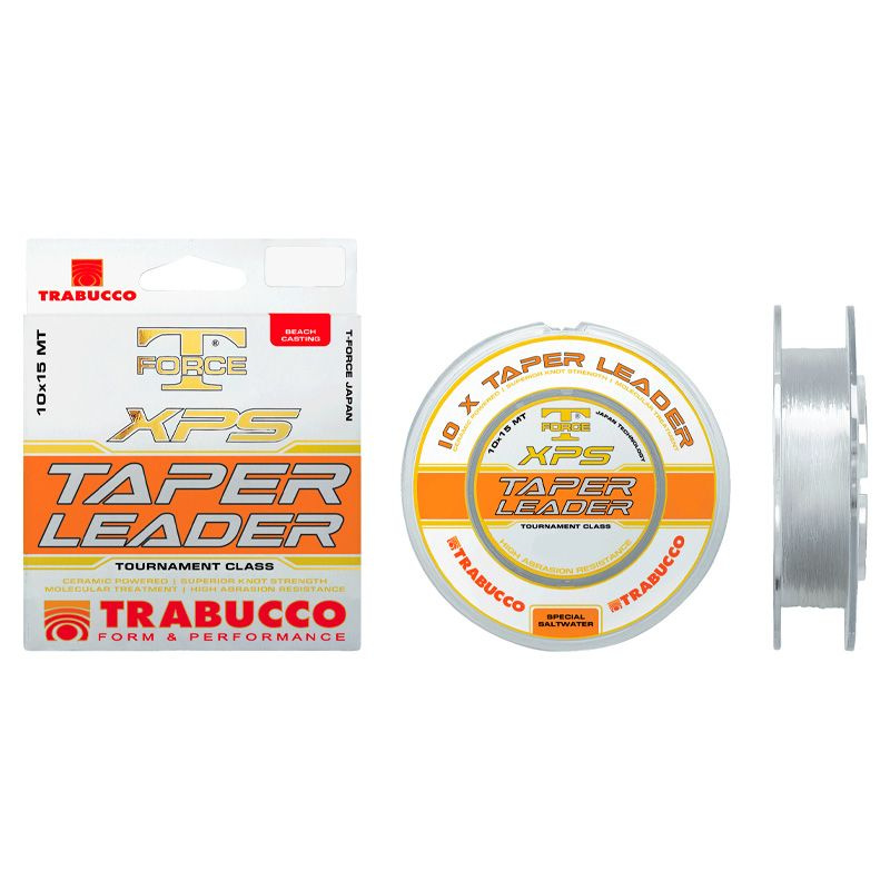 Шок лидер Trabucco T-Force XPS Taper Leader 15m x 10 0,23-0,57mm 6,960-32,500kg #1