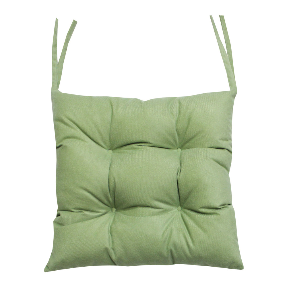 Подушка для сиденья МАТЕХ ARIA LINE 40х40 см. Цвет серовато-зеленый, арт. 59-783  #1