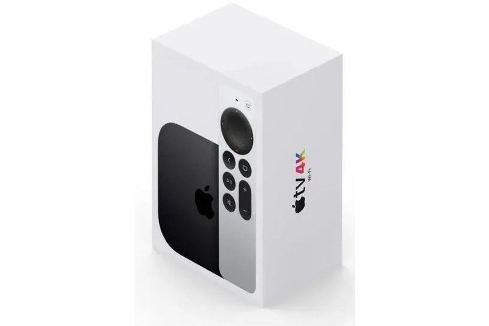 Apple Медиаплеер TV 4K 2022, 128 ГБ/128 ГБ, Wi-Fi, Bluetooth, черный #1