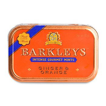 Леденцы Барклис Имбирь и Апельсин 50 грамм / Barkleys Mints Ginger & Orange 50 g  #1