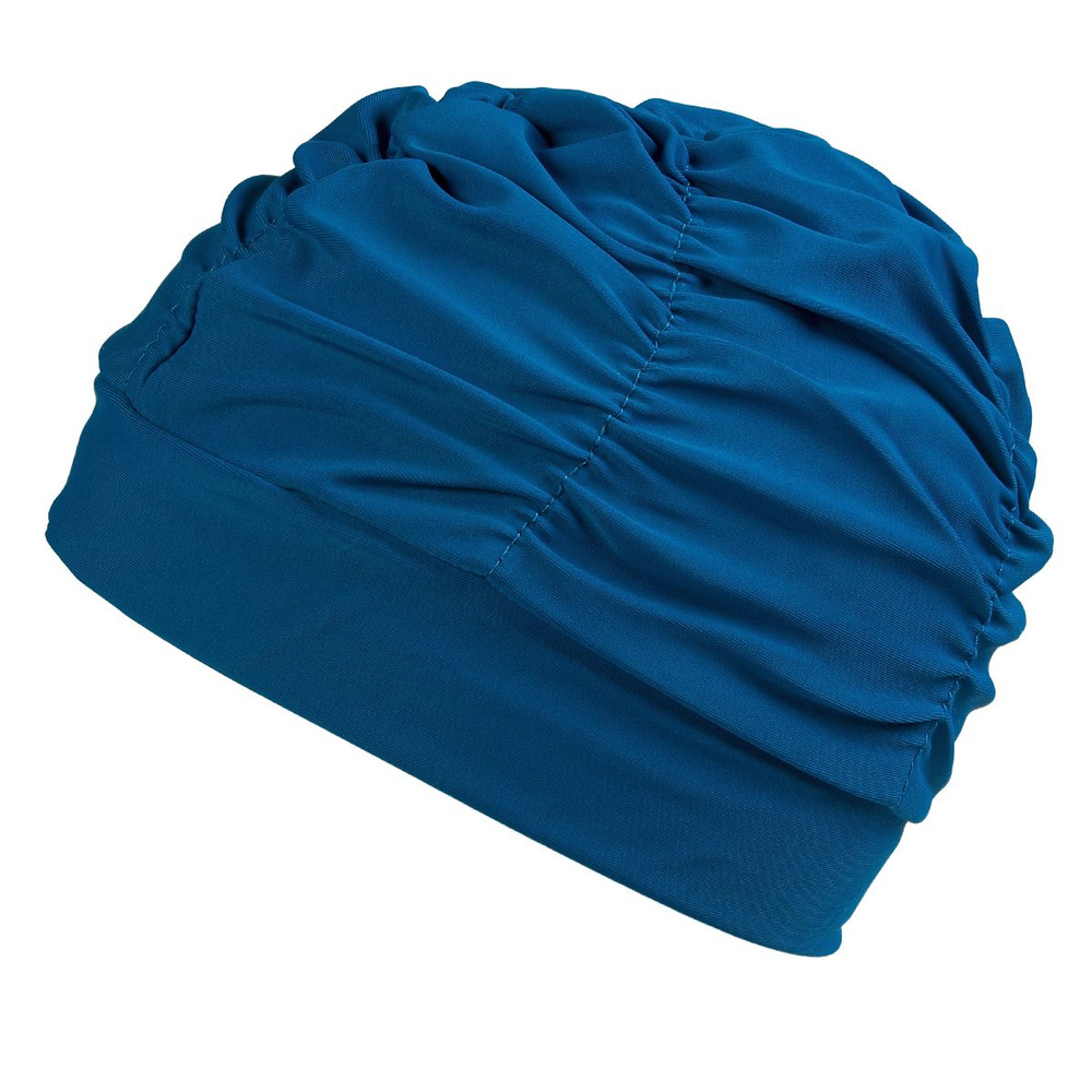 Тканевая шапочка для плавания / бассейна SwimRoom "Womens cap", взрослая, цвет темно-синий  #1