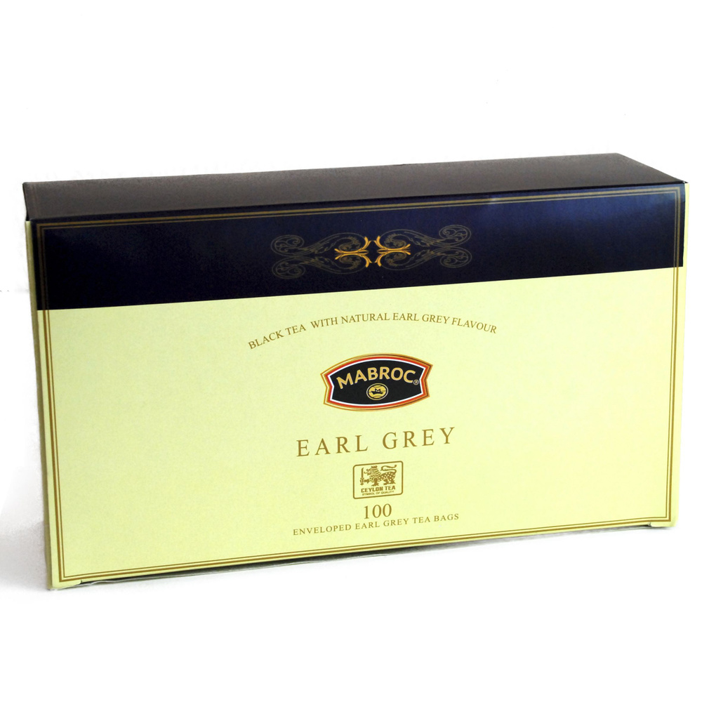 Чай в пакетиках 100 шт черный Эрл Грей в индивидуальных конвертиках Маброк. Коллекция Голд, Шри- Ланка #1
