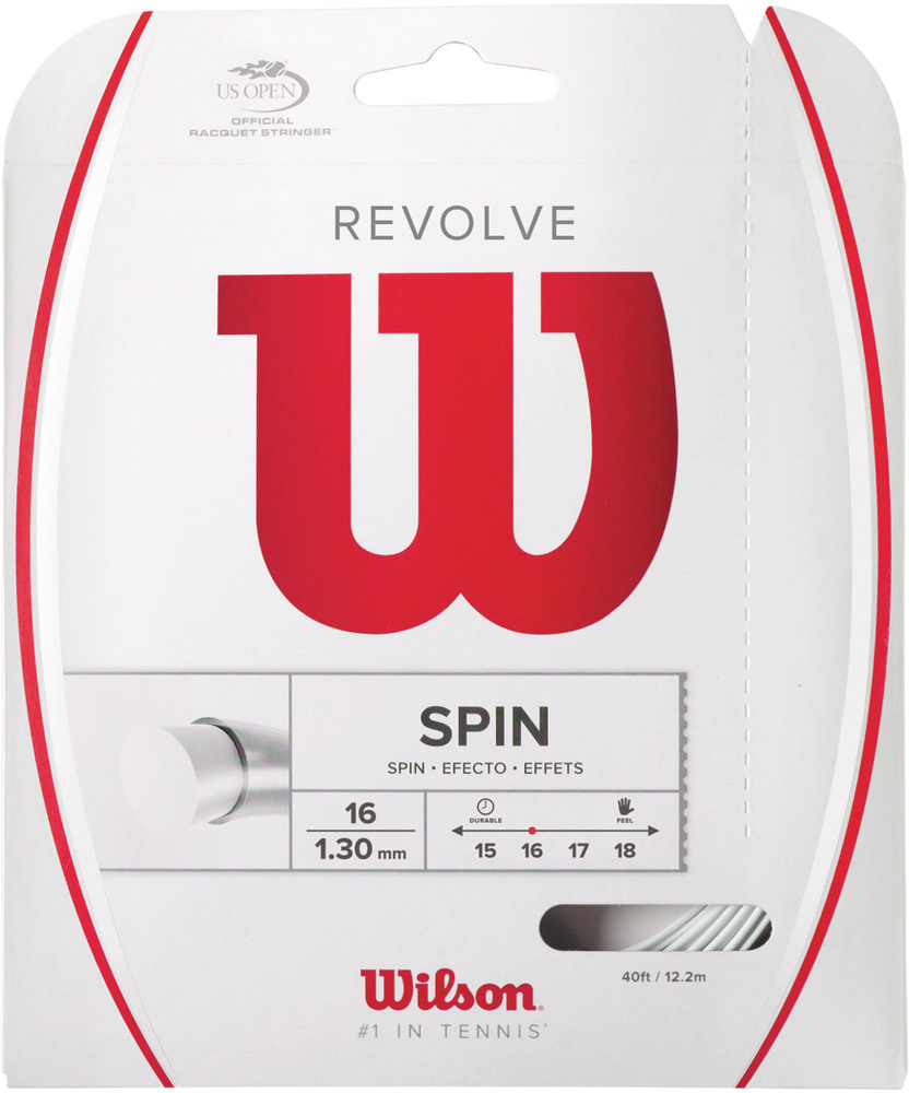 Струна для ракетки Wilson Revolve, белая, 16/1,30 мм #1