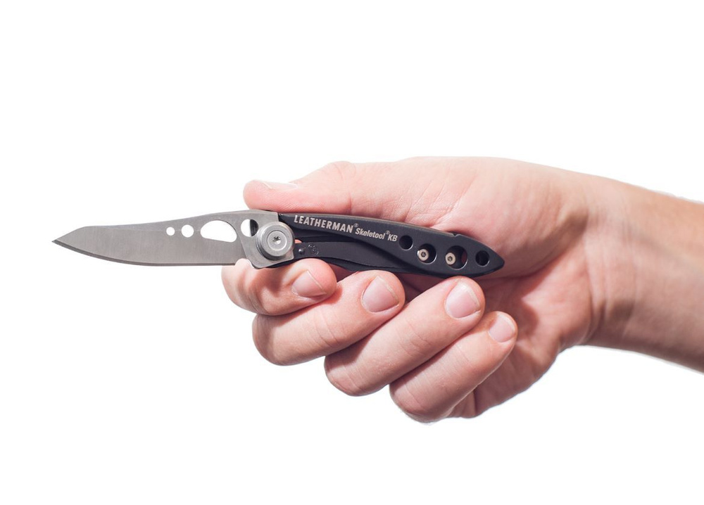 Leatherman SKELETOOL KB BLACK & SILVER Нож складной #1