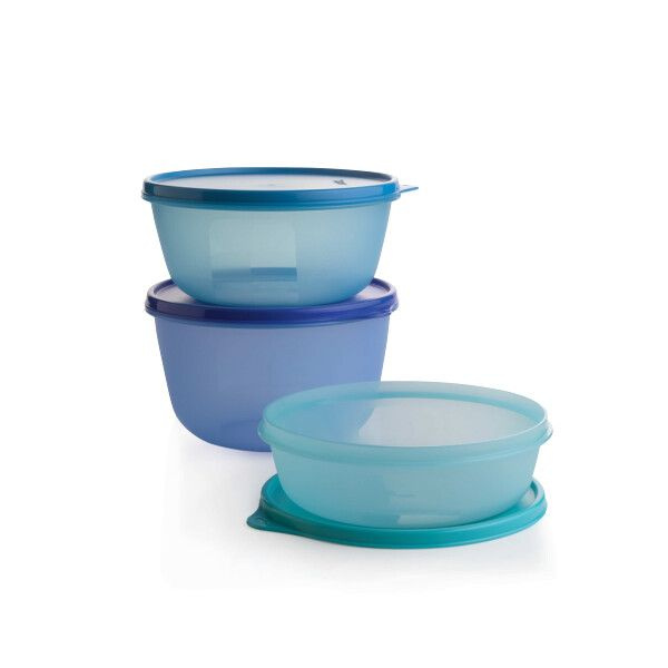 Tupperware Контейнер пищевой, 1000 мл, 1500 мл, 2000 мл, 3 шт #1