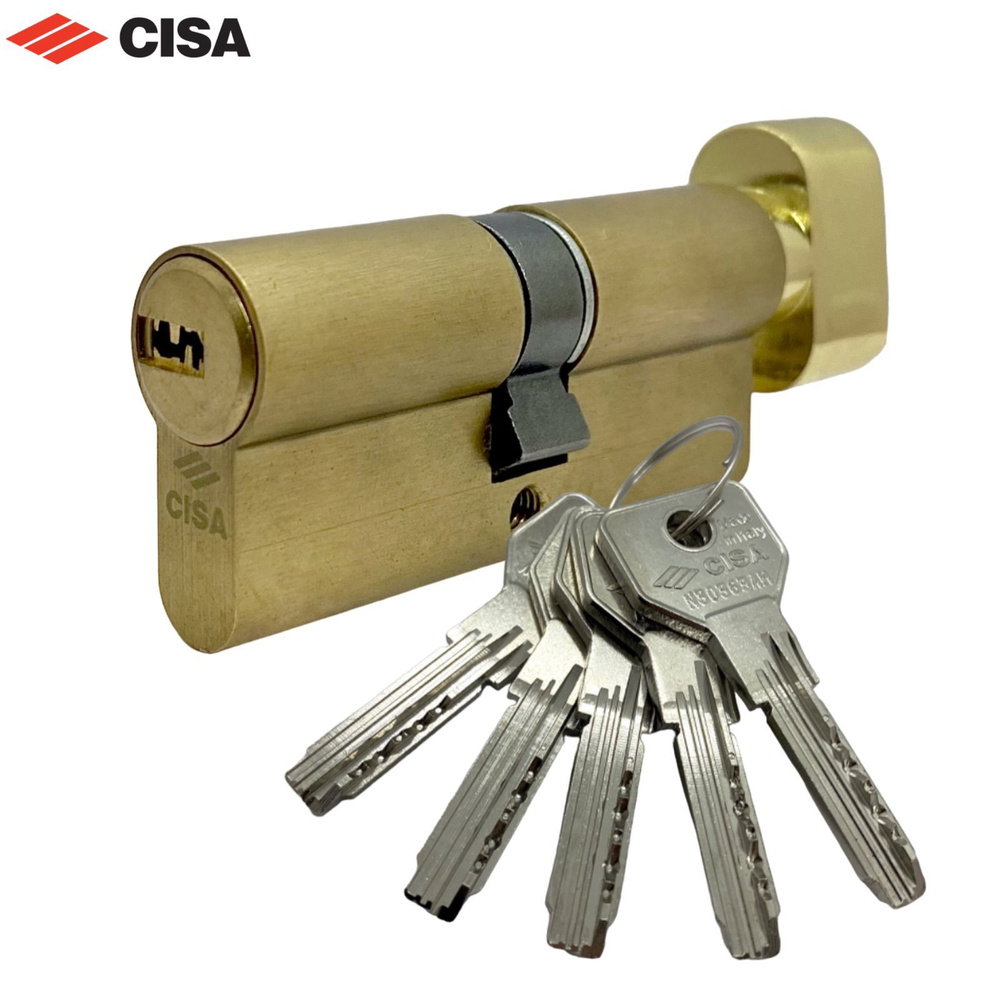 Цилиндровый механизм Cisa (Чиза) Asix 30*30В OE302-07-0 цилиндр личинка для замка  #1