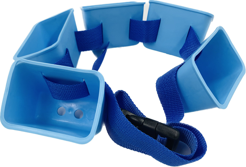 Пояс тормозной Flat Ray Break Belt для плавания, цвет Голубой. #1