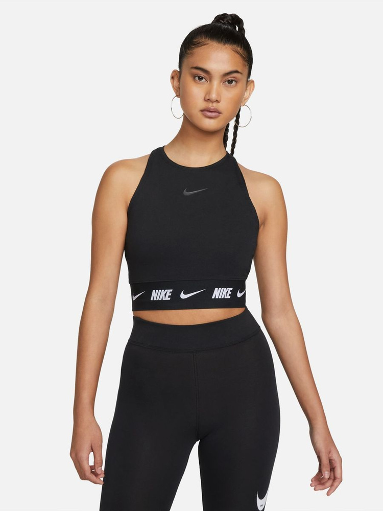 Топ Nike W Nsw Crop Tape Top #1