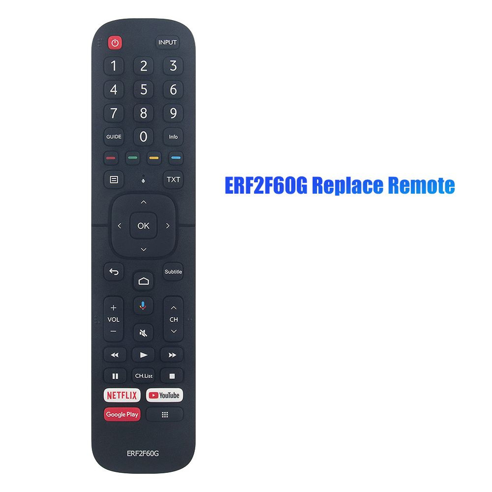 ERF2F60G Замена пульта дистанционного управления для Hisense Smart Android TV 9.0 Pie 32A56E 40A56E (без #1