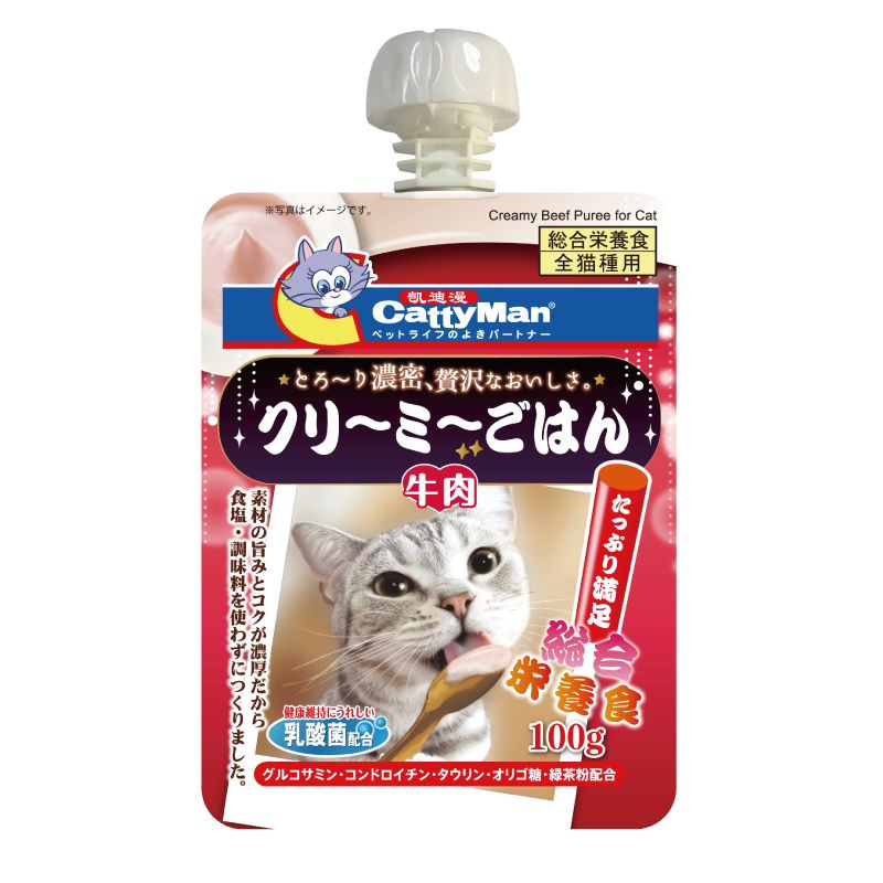 Лакомство для кошек Japan Premium Pet Cгущёнка на основе японской мраморной говядины 100 г  #1