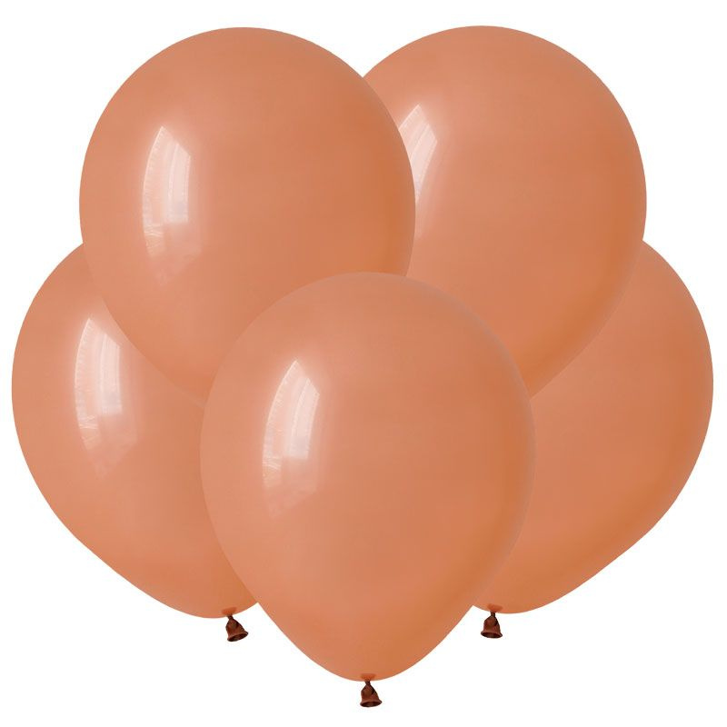 Набор воздушных шаров/Персик, Пастель / Peach Blush /30 см/100 шт.  #1