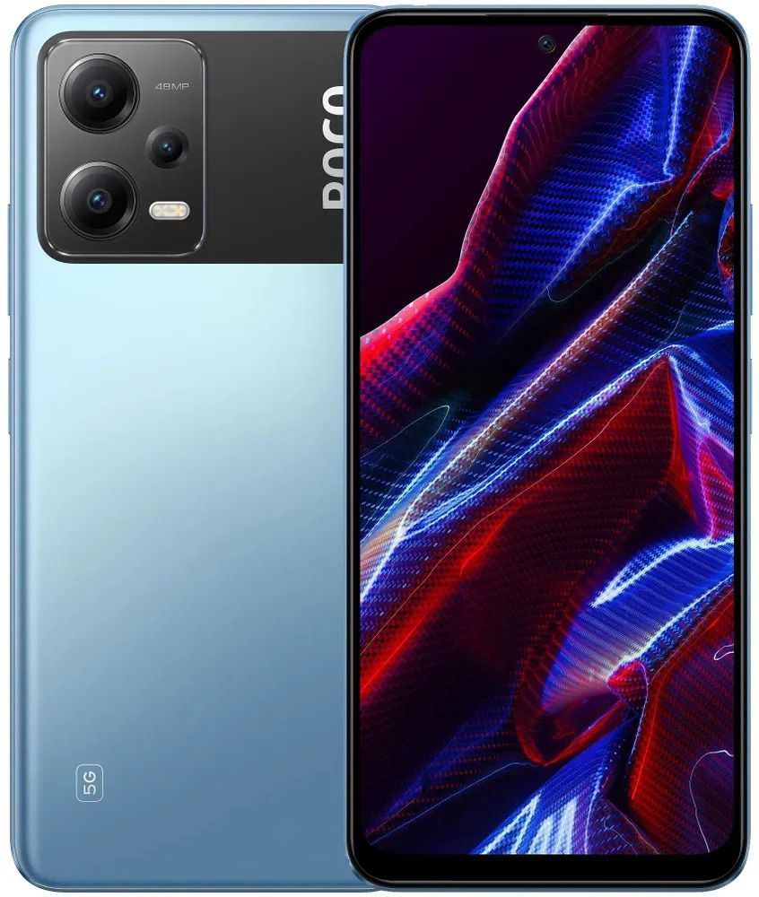 Poco Смартфон X5 5G 6/128 ГБ, синий #1