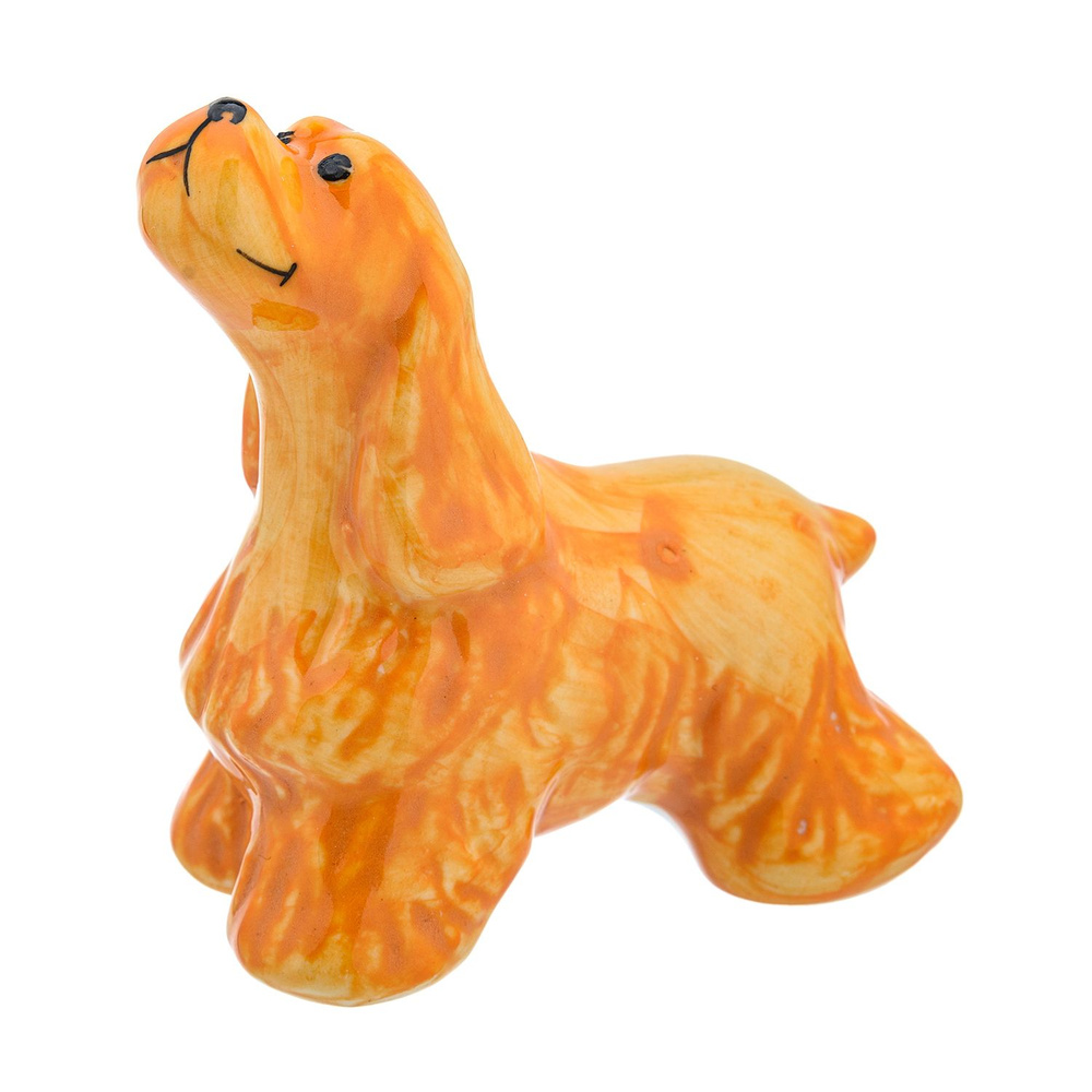 Фарфоровая статуэтка "Собака Американский кокер-спаниель"  #1